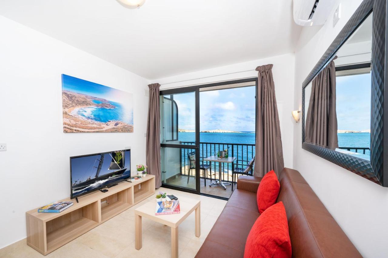 סיינט פול ביי Islet Promenade Seafront 1 Bedroom Apartment With Sea View Balcony By Getawaysmalta מראה חיצוני תמונה