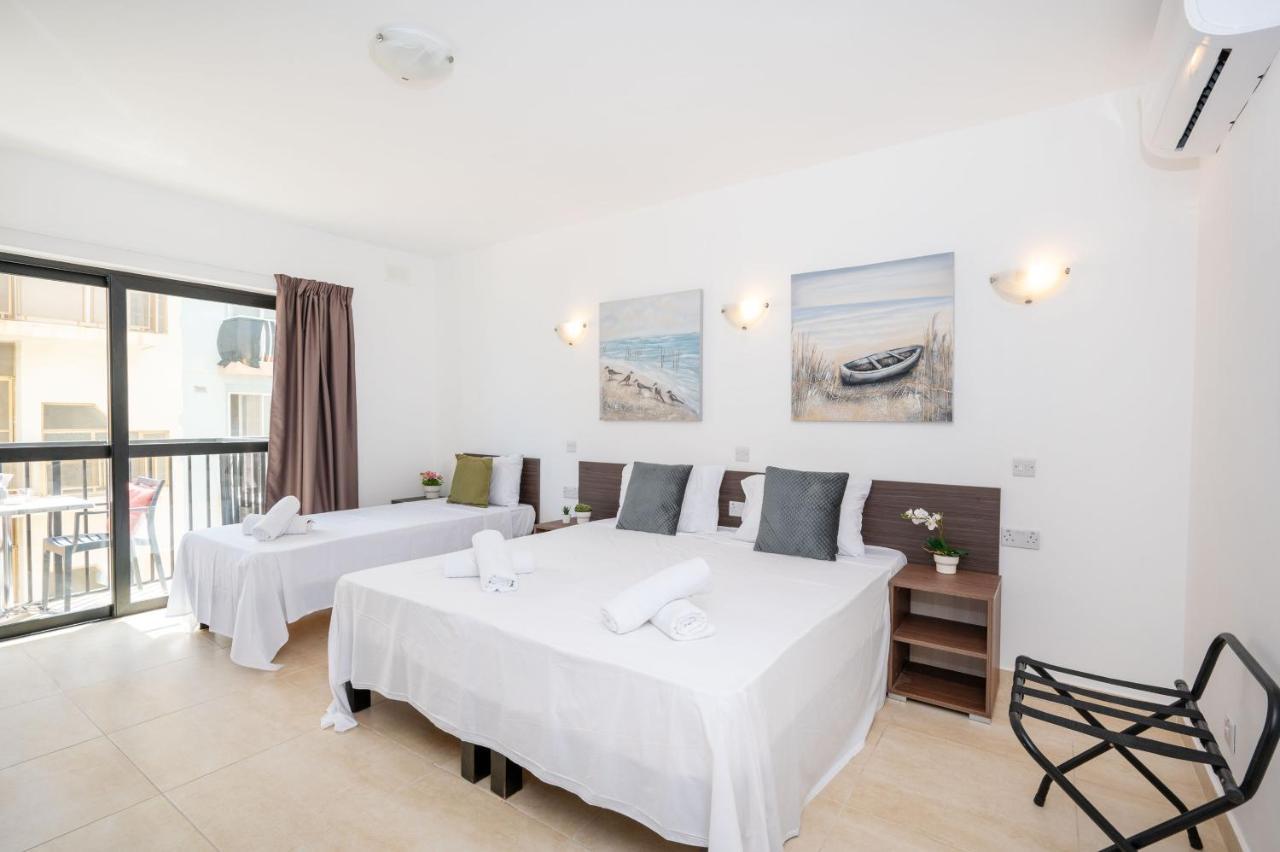 סיינט פול ביי Islet Promenade Seafront 1 Bedroom Apartment With Sea View Balcony By Getawaysmalta מראה חיצוני תמונה