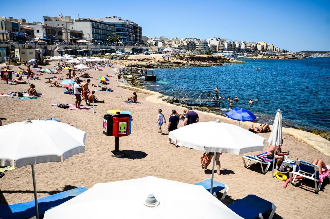 סיינט פול ביי Islet Promenade Seafront 1 Bedroom Apartment With Sea View Balcony By Getawaysmalta מראה חיצוני תמונה