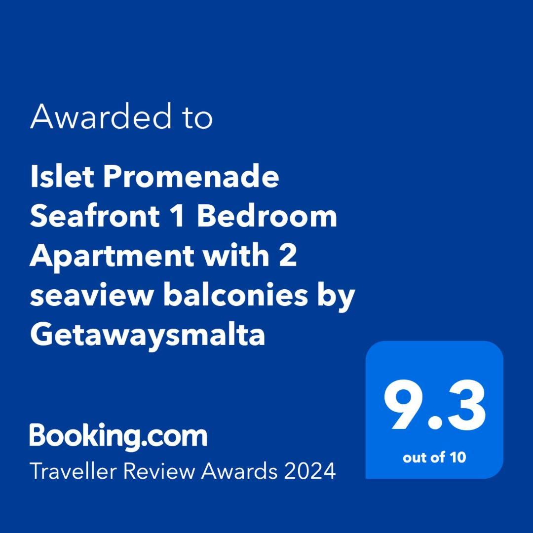 סיינט פול ביי Islet Promenade Seafront 1 Bedroom Apartment With Sea View Balcony By Getawaysmalta מראה חיצוני תמונה
